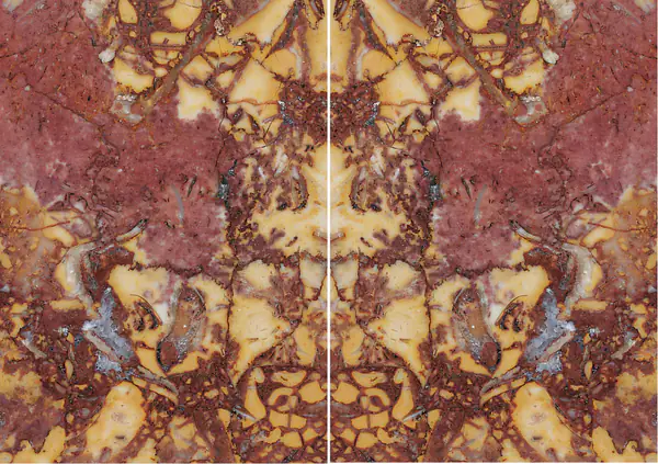 رخام بروكاتيل الفرنسي مطابقة ربع كتاب