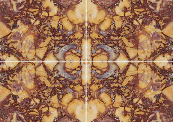 رخام بروكاتيل الفرنسي عروق غير متطابقة