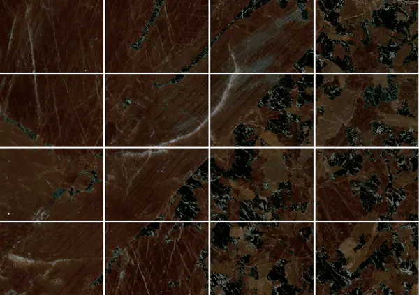 جرانيت برازيلي عتيق بني مطابقة ربع كتاب