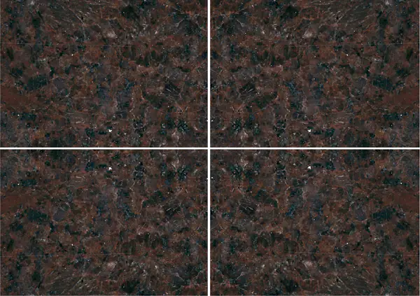 جرانيت برازيلي من جلد الغزال البني عروق غير متطابقة