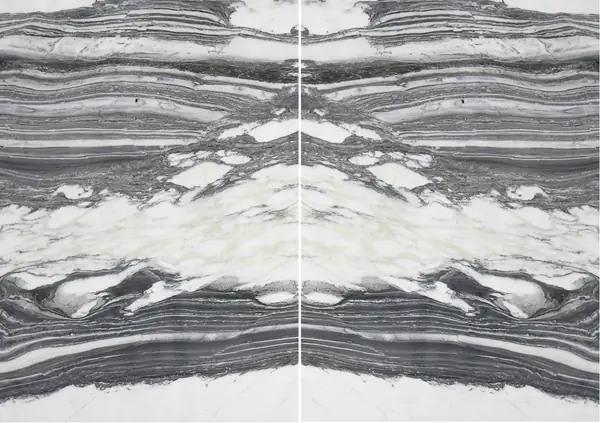 رخام كلكتا الأسود الإيطالي مطابقة ربع كتاب