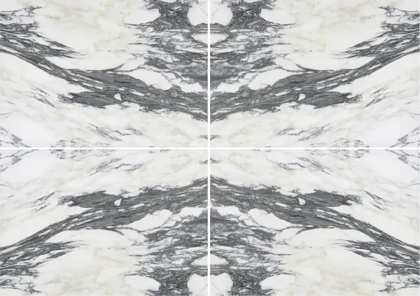 رخام كلكتا الأسود الإيطالي عروق غير متطابقة