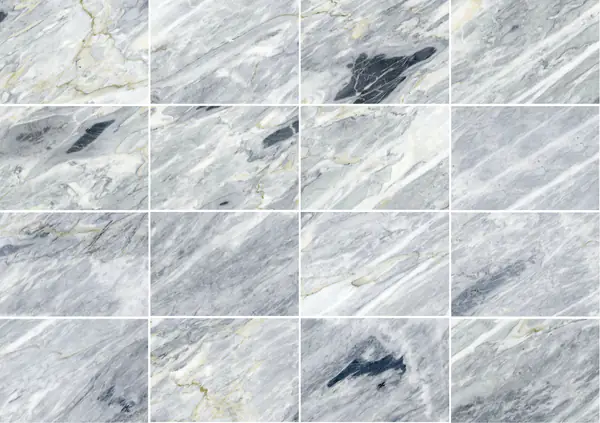 رخام كلكتا بلو الإيطالي مطابقة كتاب مفتوح