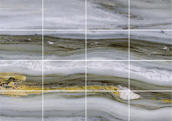 رخام كلكتا سييلو البرازيلي الداكن مطابقة كتاب مزدوج مفتوح