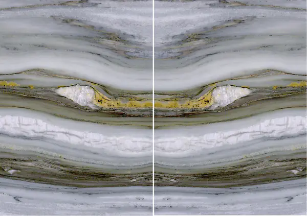 رخام كلكتا سييلو البرازيلي الداكن مطابقة ربع كتاب
