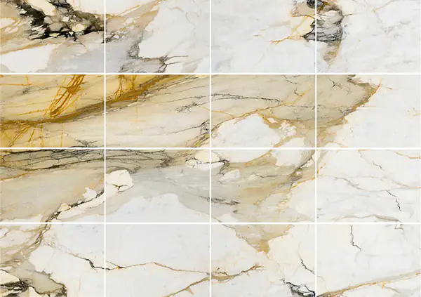 رخام إيطالي كلكتا ماكيا فيكيا مطابقة كتاب مزدوج مفتوح