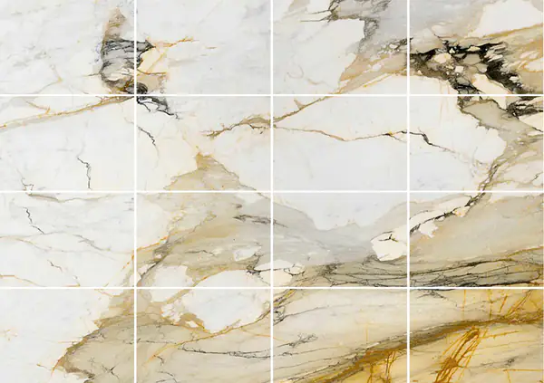 رخام إيطالي كلكتا ماكيا فيكيا مطابقة ربع كتاب