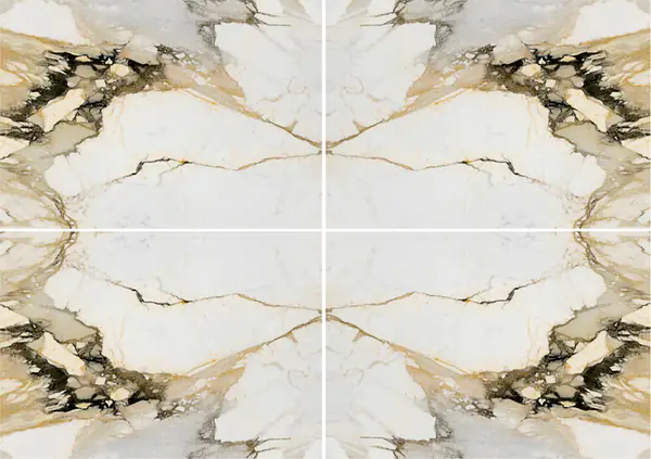 رخام إيطالي كلكتا ماكيا فيكيا عروق غير متطابقة