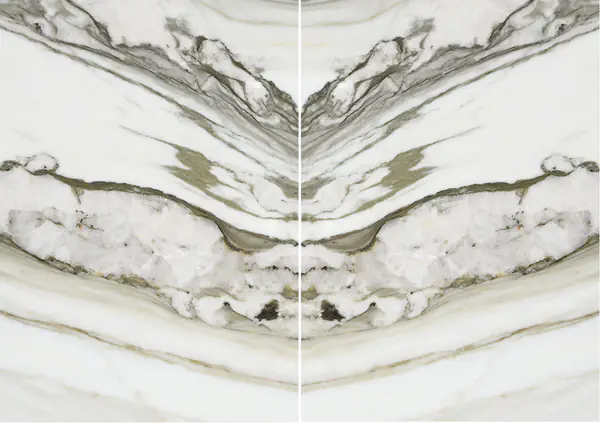 رخام كلكتا بيرل الإيطالي مطابقة ربع كتاب