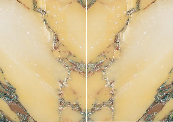 رخام كلكتا سيينا الإيطالي مطابقة ربع كتاب