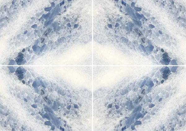 رخام كالسيت بلو إكسترا البرازيلي عروق غير متطابقة