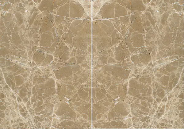 رخام إسباني بني أرز مطابقة ربع كتاب