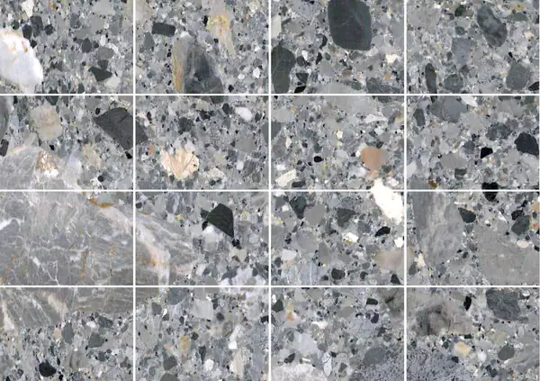 رخام إيطالي سيبو غريجيو مطابقة ربع كتاب