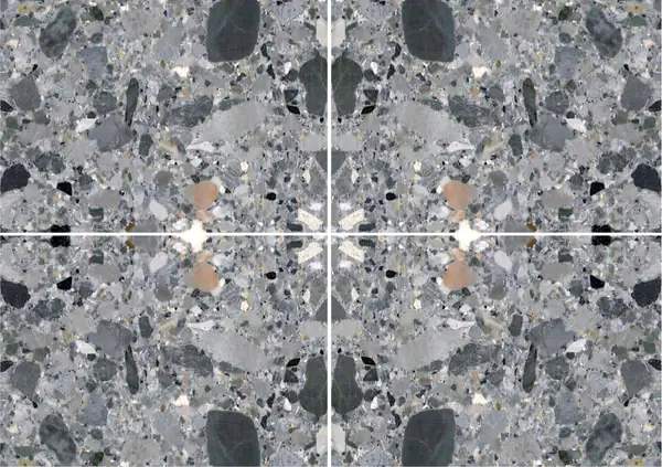 رخام إيطالي سيبو غريجيو عروق غير متطابقة