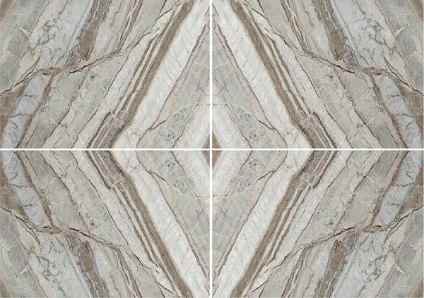 رخام كورتشيا البرازيلي عروق غير متطابقة