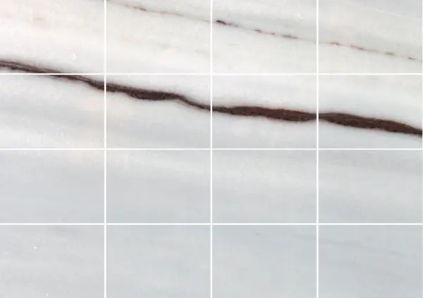 رخام كوفيلانو الفضي الإيطالي مطابقة ربع كتاب