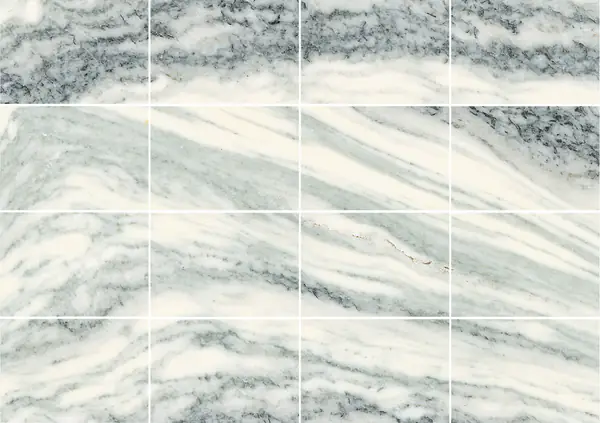 رخام كريمو تيرينو الإيطالي مطابقة كتاب مزدوج مفتوح