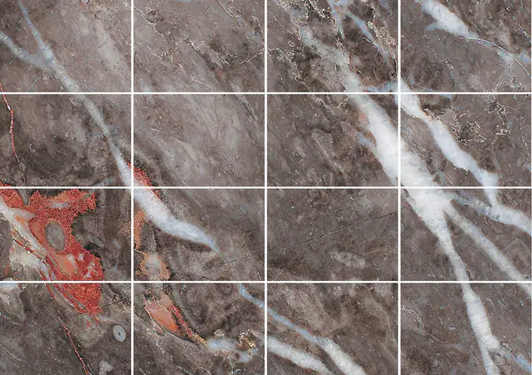 رخام فرنسي أنيق مطابقة ربع كتاب