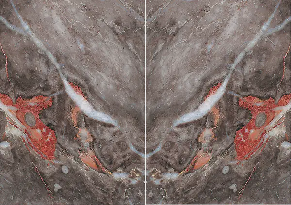 رخام فرنسي أنيق مطابقة ربع كتاب