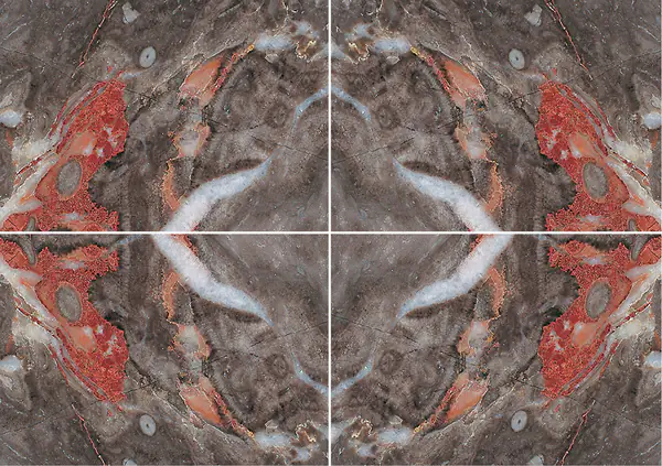 رخام فرنسي أنيق عروق متتابعة