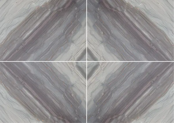 كوارتزيت برازيلي بني أنيق عروق متتابعة