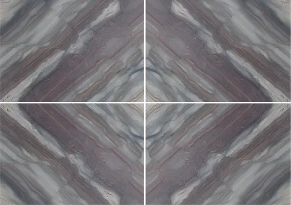 كوارتزيت برازيلي بني أنيق عروق غير متطابقة