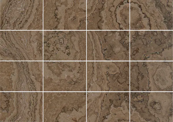 رخام كندي إيراموسا مقطوع عرضياً مطابقة كتاب مزدوج مفتوح