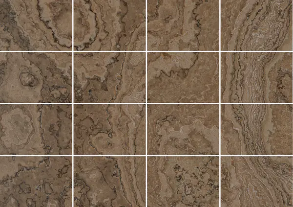 رخام كندي إيراموسا مقطوع عرضياً مطابقة ربع كتاب