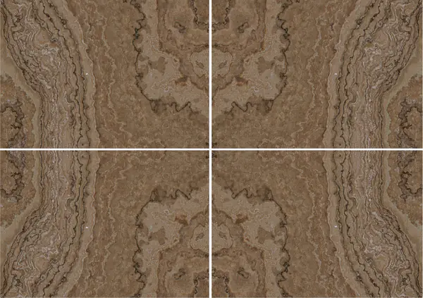 رخام كندي إيراموسا مقطوع عرضياً عروق غير متطابقة