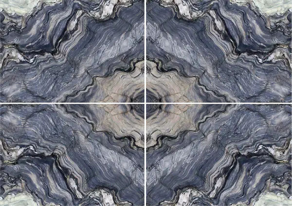 انفجار الكوارتزيت الأزرق البرازيلي عروق غير متطابقة