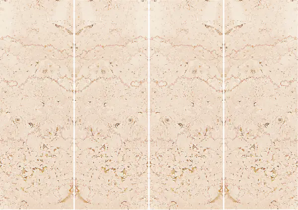 حجر جيري إيطالي فيور دي روزا غير مطابق