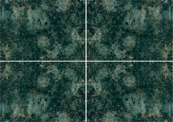 جرانيت فونتين جرين الجنوب أفريقي عروق غير متطابقة