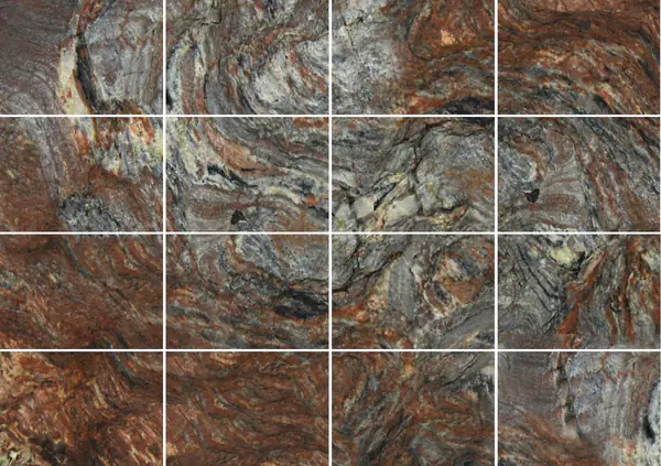 كوارتزيت برازيلي فيوجن مطابقة ربع كتاب