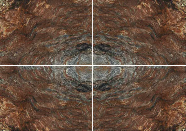 كوارتزيت برازيلي فيوجن عروق متتابعة