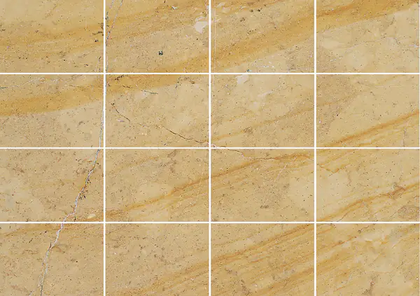 رخام الكثبان الذهبية الأسترالي مطابقة ربع كتاب