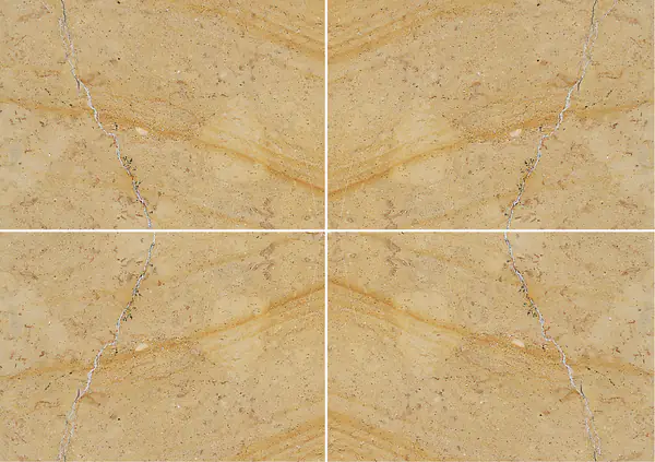 رخام الكثبان الذهبية الأسترالي عروق متتابعة