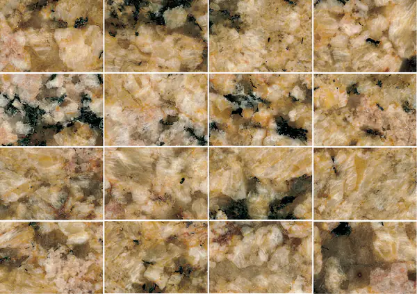 جرانيت الخيال الذهبي البرازيلي مطابقة كتاب مفتوح