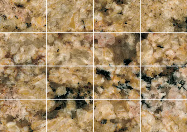 جرانيت الخيال الذهبي البرازيلي مطابقة كتاب مزدوج مفتوح