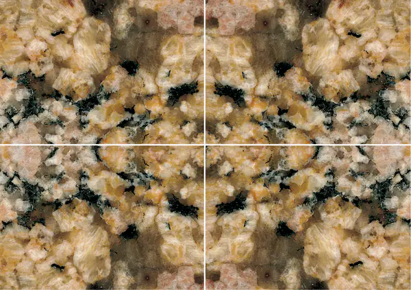 جرانيت الخيال الذهبي البرازيلي عروق متتابعة