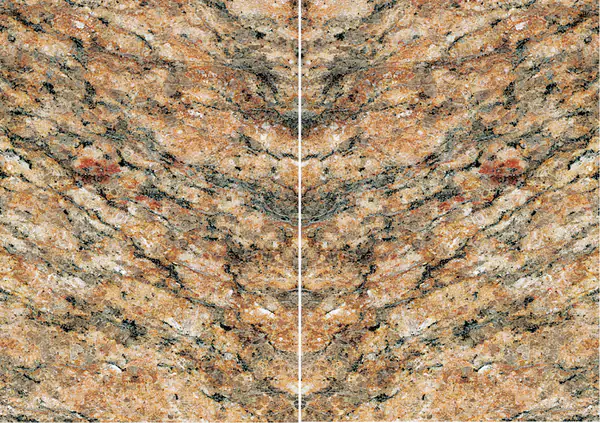 جرانيت القمر الذهبي البرازيلي مطابقة ربع كتاب