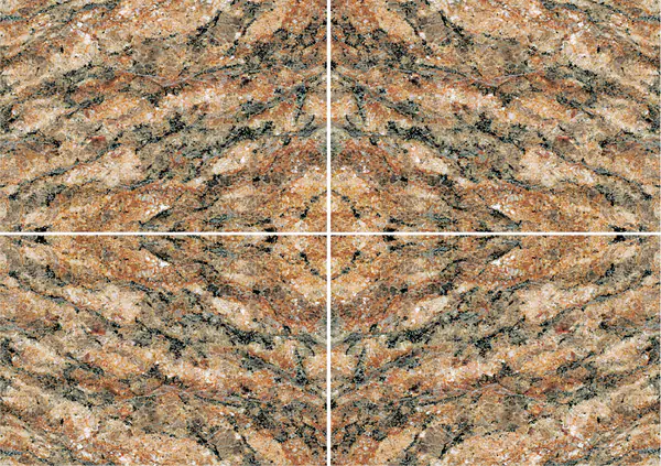 جرانيت القمر الذهبي البرازيلي عروق غير متطابقة