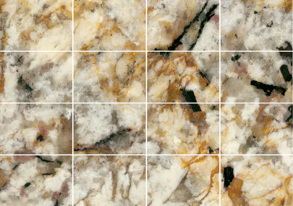 جرانيت برازيلي ذهبي فضي مطابقة ربع كتاب