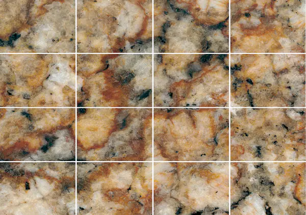 جرانيت برازيلي بلون التوب الذهبي مطابقة ربع كتاب