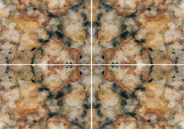 جرانيت برازيلي بلون التوب الذهبي عروق غير متطابقة