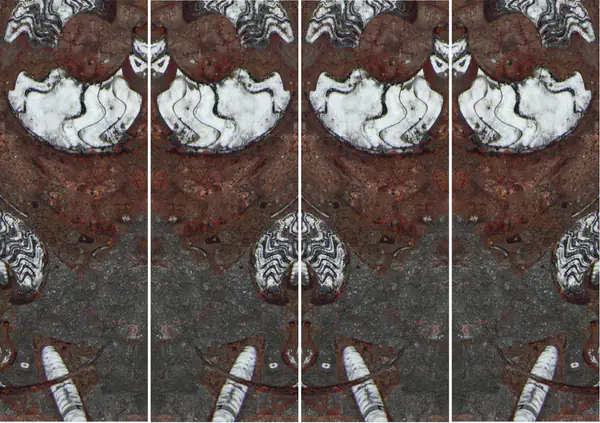 رخام مغربي من نوع جران فوسيل غير مطابق