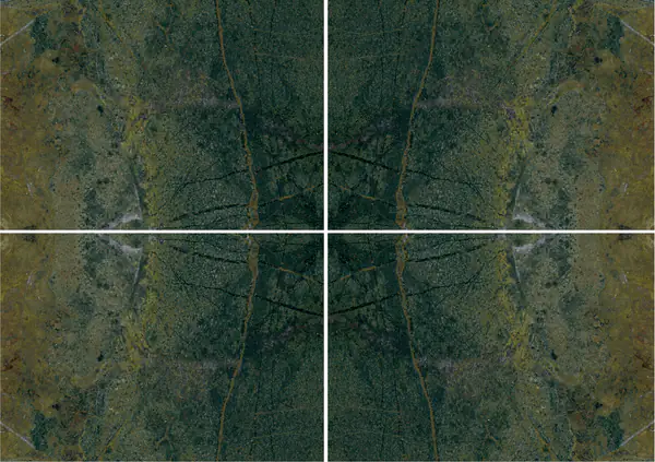 جرانيت برازيلي أخضر السلام البيئي عروق غير متطابقة