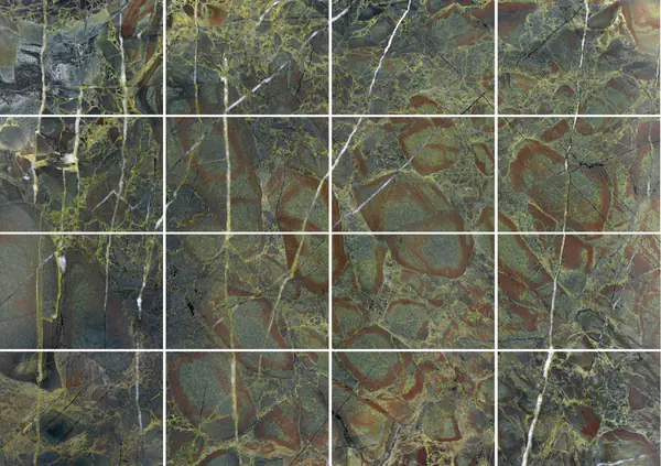 كوارتزيت البازيل البرازيلي الأخضر مطابقة ربع كتاب