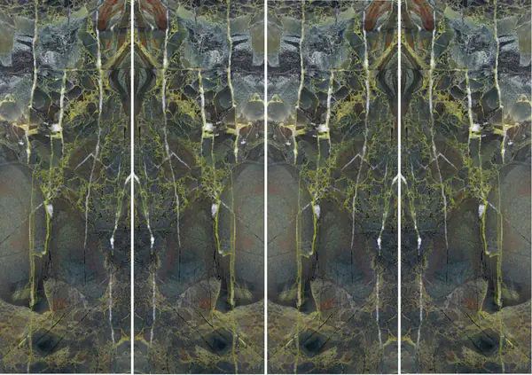 كوارتزيت البازيل البرازيلي الأخضر غير مطابق