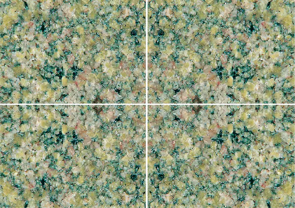 جرانيت الورد الأخضر الهندي عروق غير متطابقة