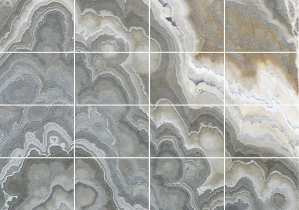 أونيكس اللؤلؤ الرمادي التركي مطابقة ربع كتاب